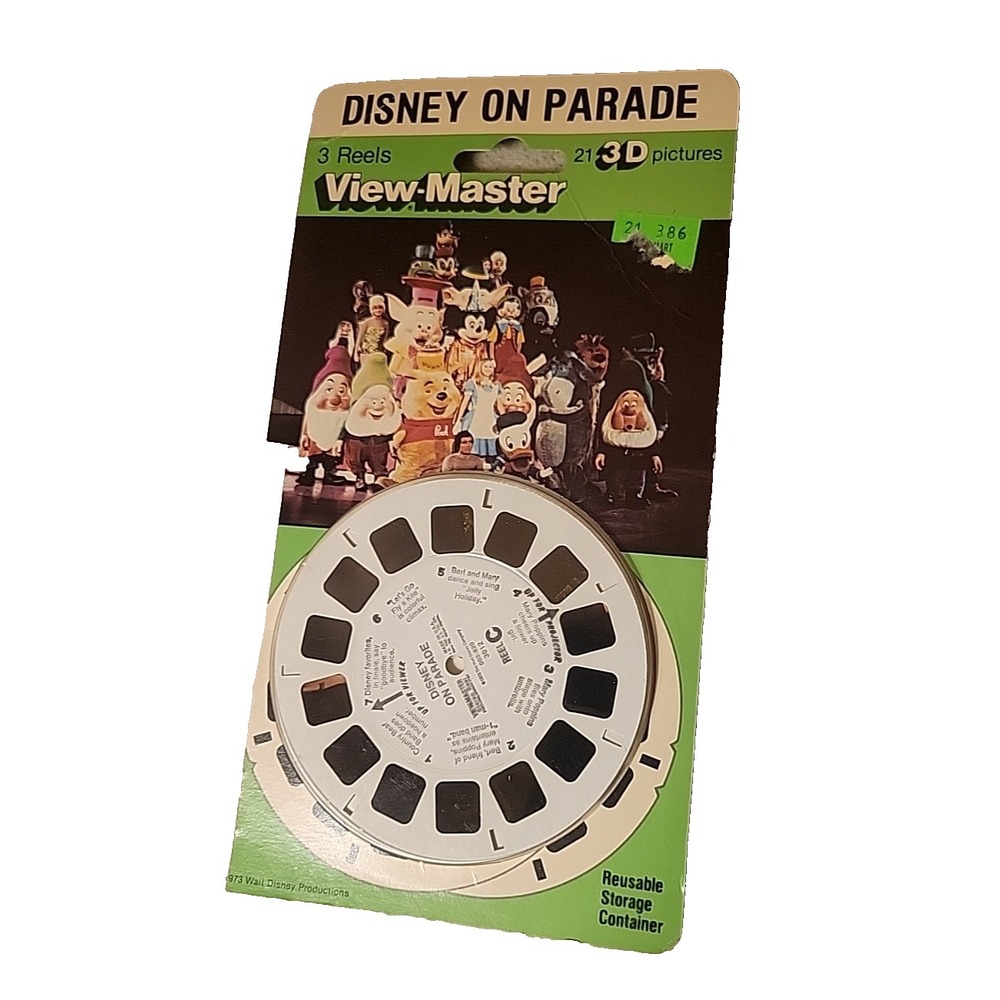 Walt Disney World Epcot Center Future World #2 3d View-Master 3 Reel Packet Rare